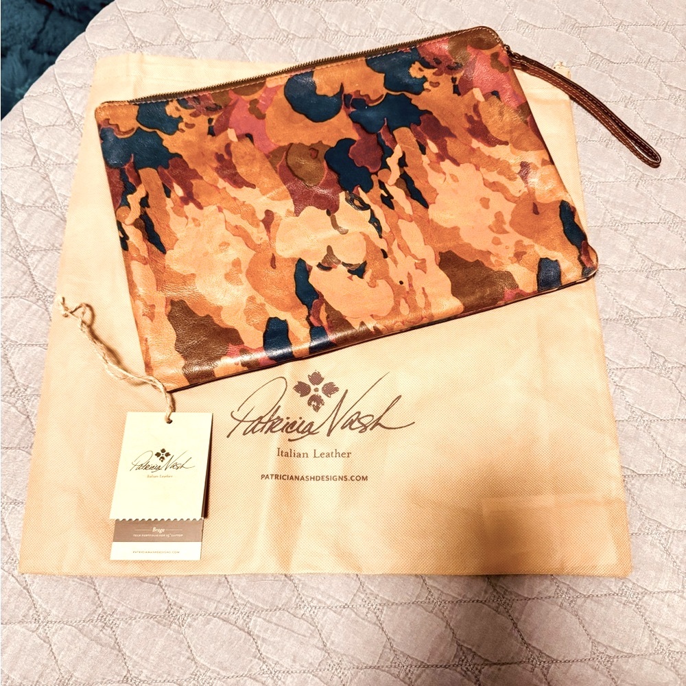 Patricia Nash Leather Laptop Case